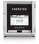 Non-destructive eddy current testing of long products with DEFECTOMAT